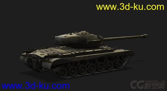美国_T32重型坦克模型的图片3