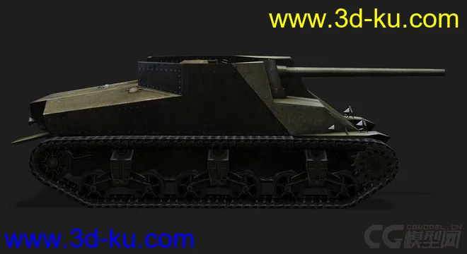 美国_T40反坦克歼击车模型的图片2