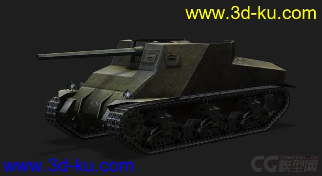 美国_T40反坦克歼击车模型的图片4