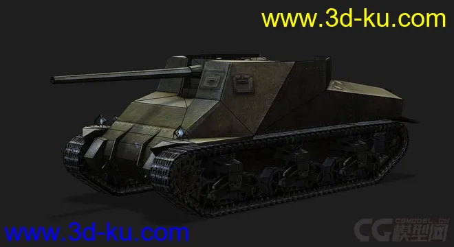 美国_T40反坦克歼击车模型的图片5