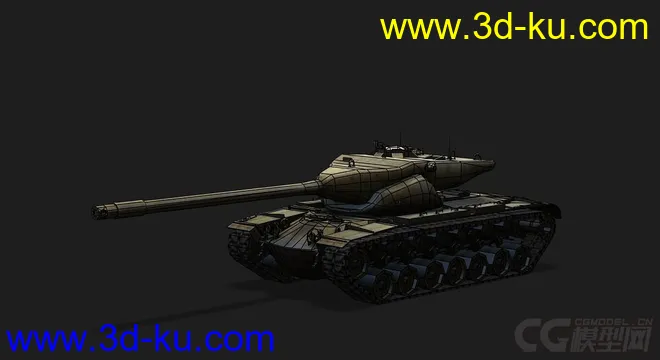 美国_T57 58重型坦克模型的图片5