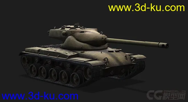 美国_T69中型坦克模型的图片1
