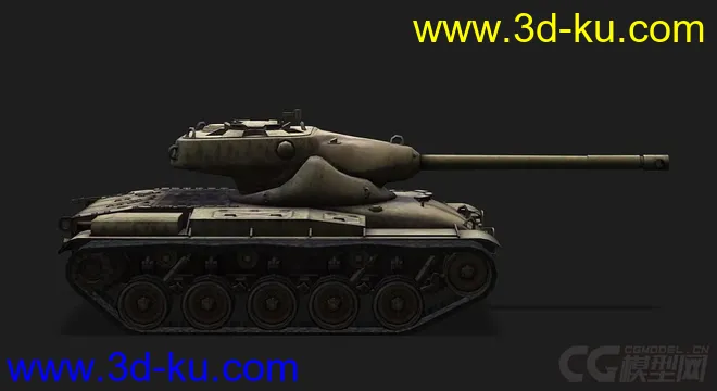 美国_T69中型坦克模型的图片2