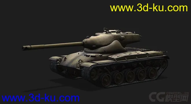 美国_T69中型坦克模型的图片4