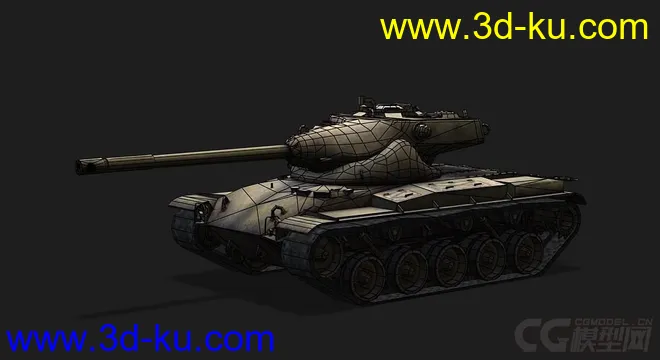 美国_T69中型坦克模型的图片5