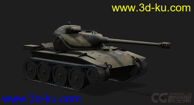美国_T71轻型坦克模型的图片1