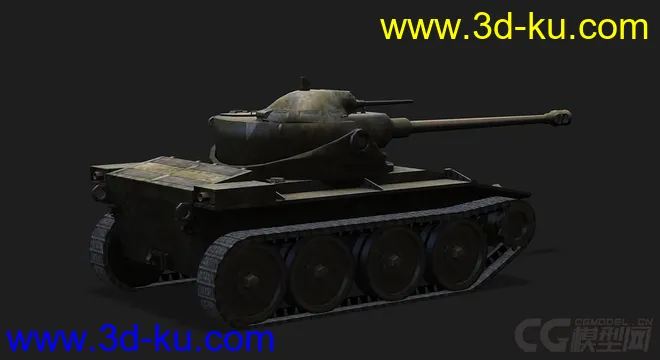 美国_T71轻型坦克模型的图片3