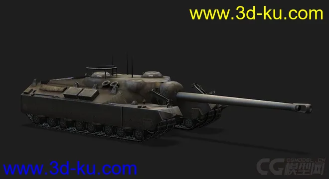 美国_T95超重型突击炮模型的图片1