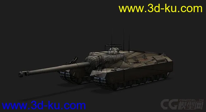 美国_T95超重型突击炮模型的图片5