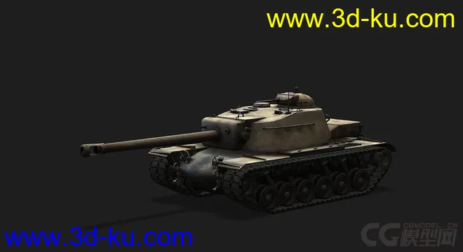 美国_T110E4自行反坦克炮模型的图片4