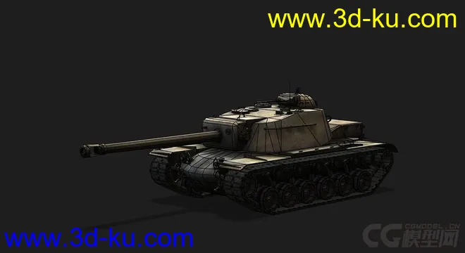 美国_T110E4自行反坦克炮模型的图片5