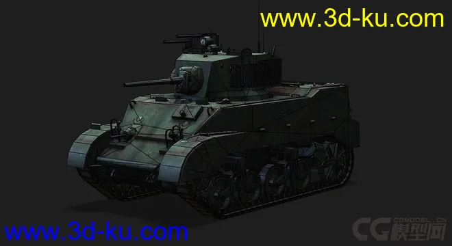 美国_斯图亚特型坦克模型的图片5