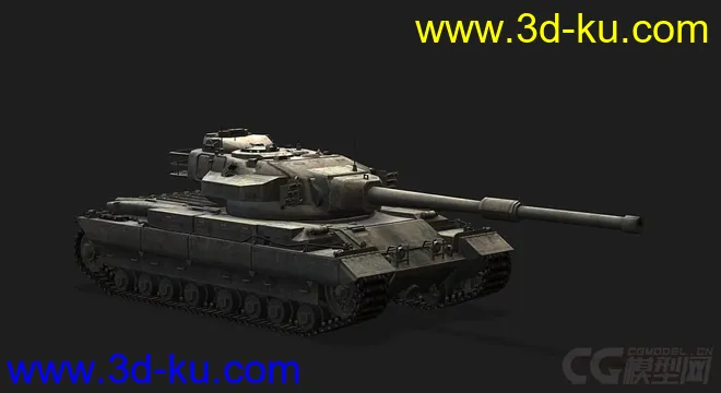 英国_Conqueror奇伏坦主战坦克模型的图片1