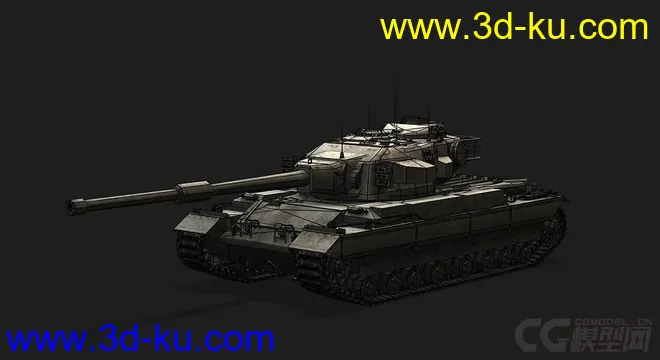 英国_Conqueror奇伏坦主战坦克模型的图片5