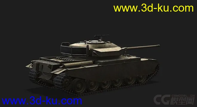 英国_Centurion_Mk3逊邱伦主战坦克模型的图片3