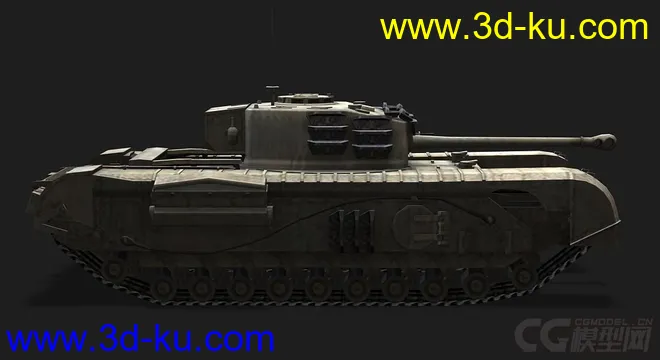 英国_Churchill_VII 邱吉尔坦克模型的图片2
