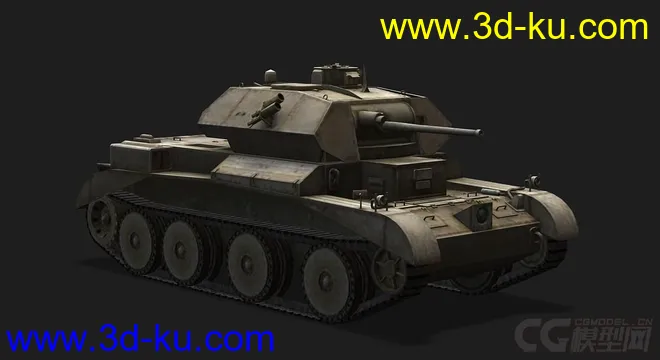 英国_Cruiser_Mk_III巡洋坦克模型的图片1