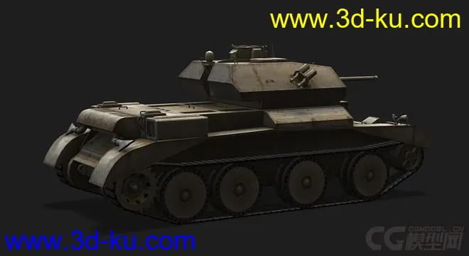 英国_Cruiser_Mk_III巡洋坦克模型的图片3