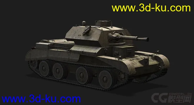 英国_Cruiser_Mk_IV巡航坦克模型的图片1