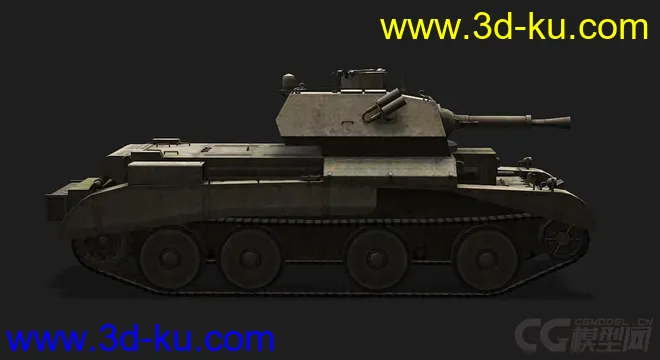 英国_Cruiser_Mk_IV巡航坦克模型的图片2