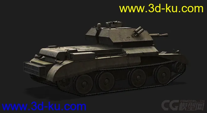 英国_Cruiser_Mk_IV巡航坦克模型的图片3