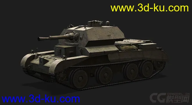 英国_Cruiser_Mk_IV巡航坦克模型的图片4