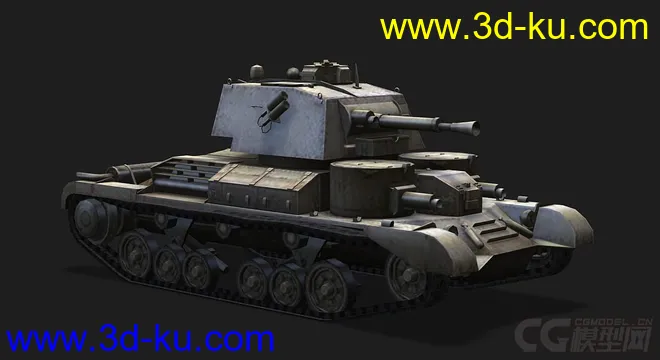 英国_Cruiser_Mk_I 十字军式坦克模型的图片1