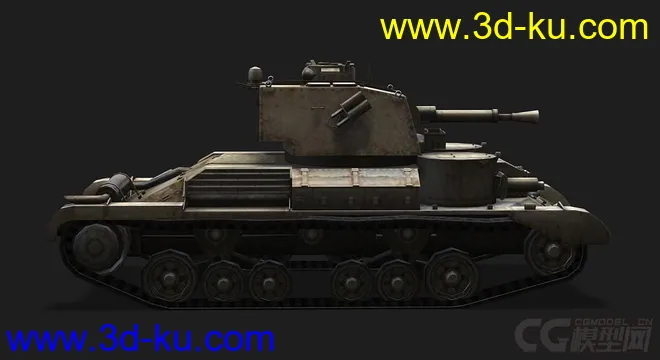 英国_Cruiser_Mk_I 十字军式坦克模型的图片2