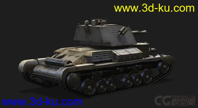 英国_Cruiser_Mk_I 十字军式坦克模型的图片3