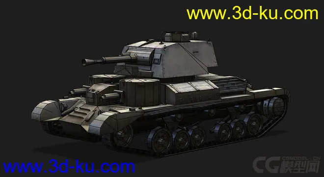 英国_Cruiser_Mk_I 十字军式坦克模型的图片5