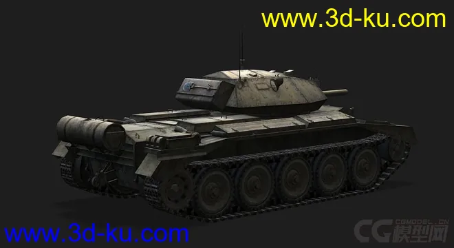 英国_Crusader十字军式坦克模型的图片3