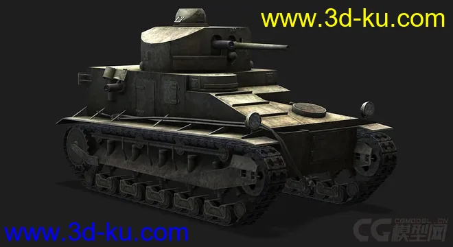 英国_Medium_Mark_I_Mk I坦克模型的图片1