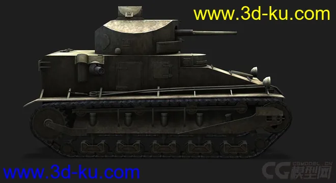 英国_Medium_Mark_I_Mk I坦克模型的图片2