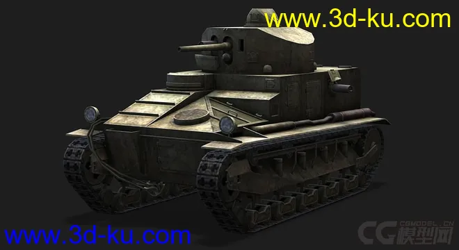 英国_Medium_Mark_I_Mk I坦克模型的图片4