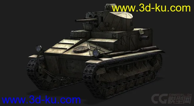 英国_Medium_Mark_I_Mk I坦克模型的图片5