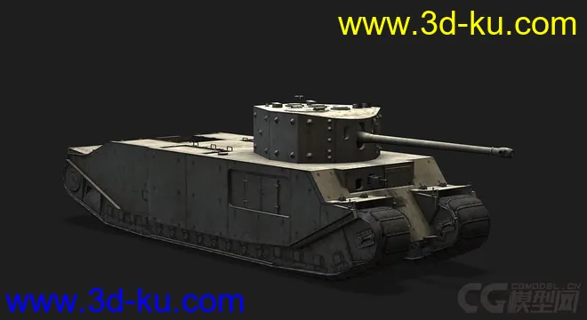 英国_TOG_II重型坦克模型的图片1