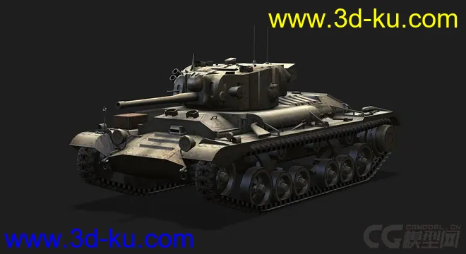 英国_Valentine瓦伦丁步兵坦克模型的图片4