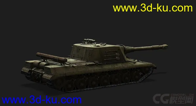 苏联 俄罗斯_268工程自行反坦克炮模型的图片3