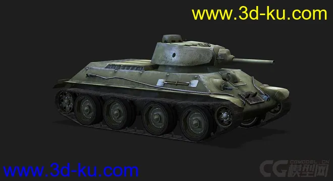 苏联 俄罗斯_A-20轻型坦克模型的图片1