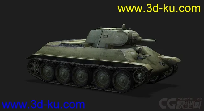 苏联 俄罗斯_A-32中型坦克模型的图片1