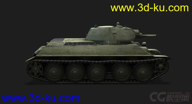 苏联 俄罗斯_A-32中型坦克模型的图片2