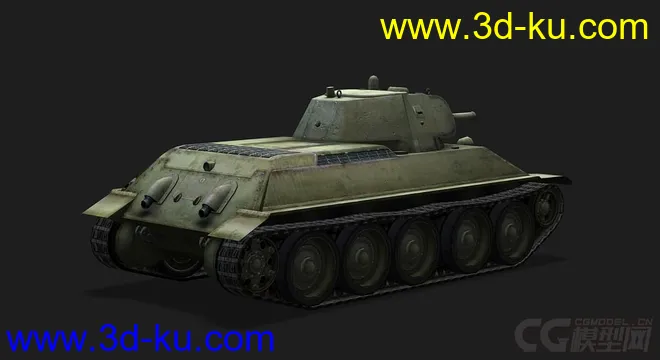 苏联 俄罗斯_A-32中型坦克模型的图片3