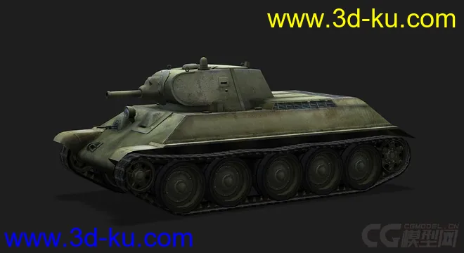 苏联 俄罗斯_A-32中型坦克模型的图片4