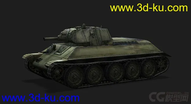 苏联 俄罗斯_A-32中型坦克模型的图片5