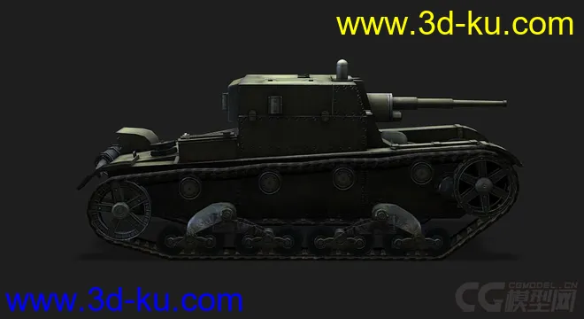 苏联 俄罗斯_AT-1自行反坦克炮模型的图片2
