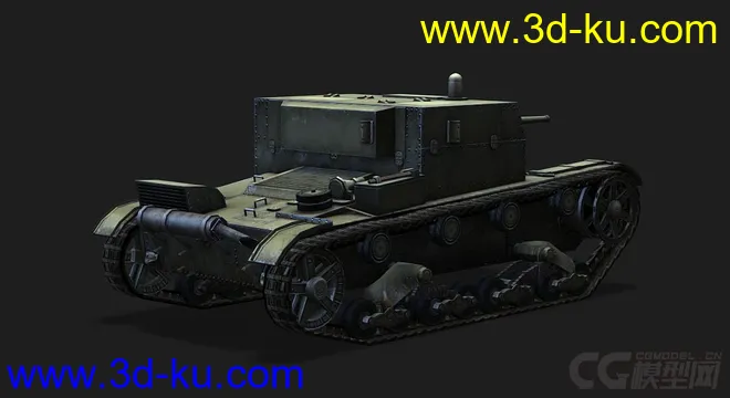 苏联 俄罗斯_AT-1自行反坦克炮模型的图片3