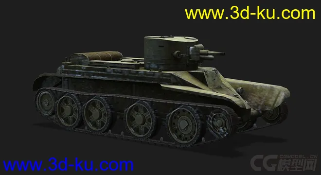 苏联 俄罗斯_BT-2轻型坦克模型的图片1