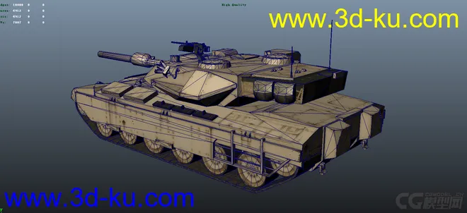 M84a tank模型的图片7