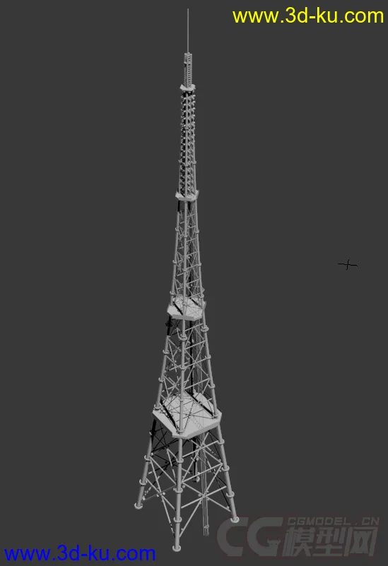 电视信号发射塔 电视信号塔模型的图片2