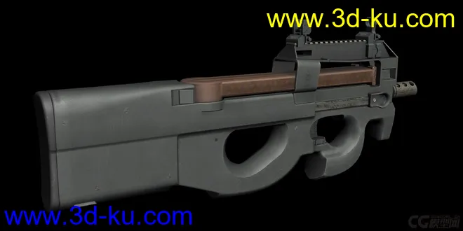 破解游戏P90冲锋枪模型的图片2